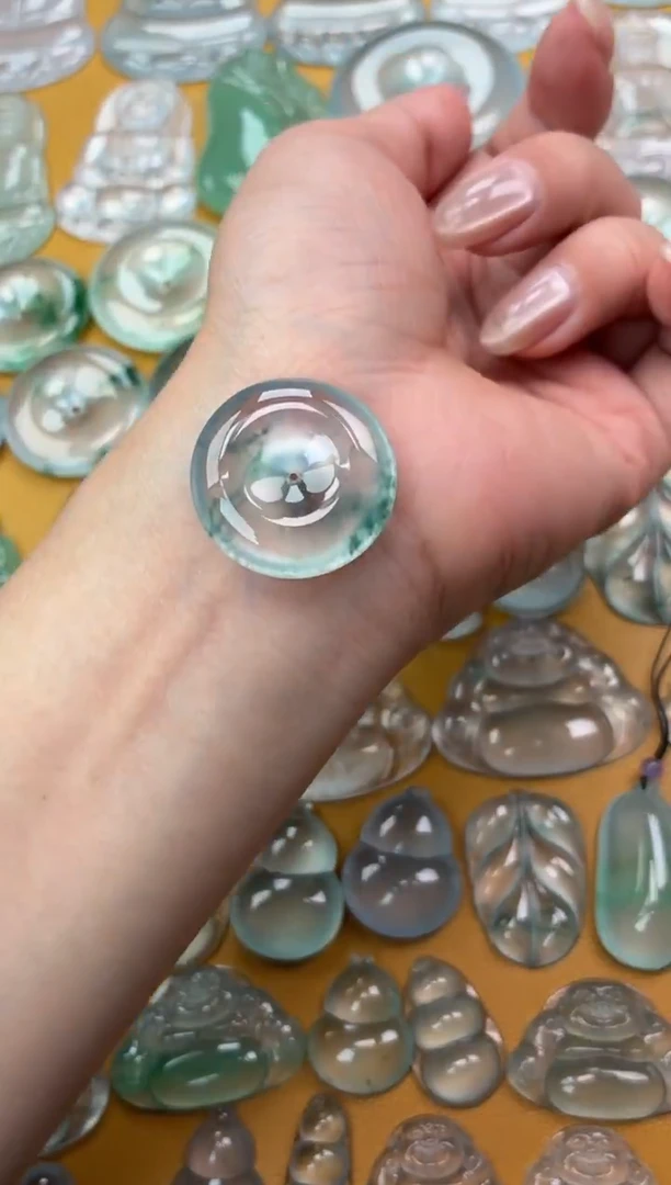 吊坠(不含链)未镶嵌翡翠27 平安扣 25.6 5.9