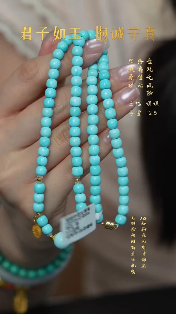 未镶嵌绿松石X10（多样性发一件）项链