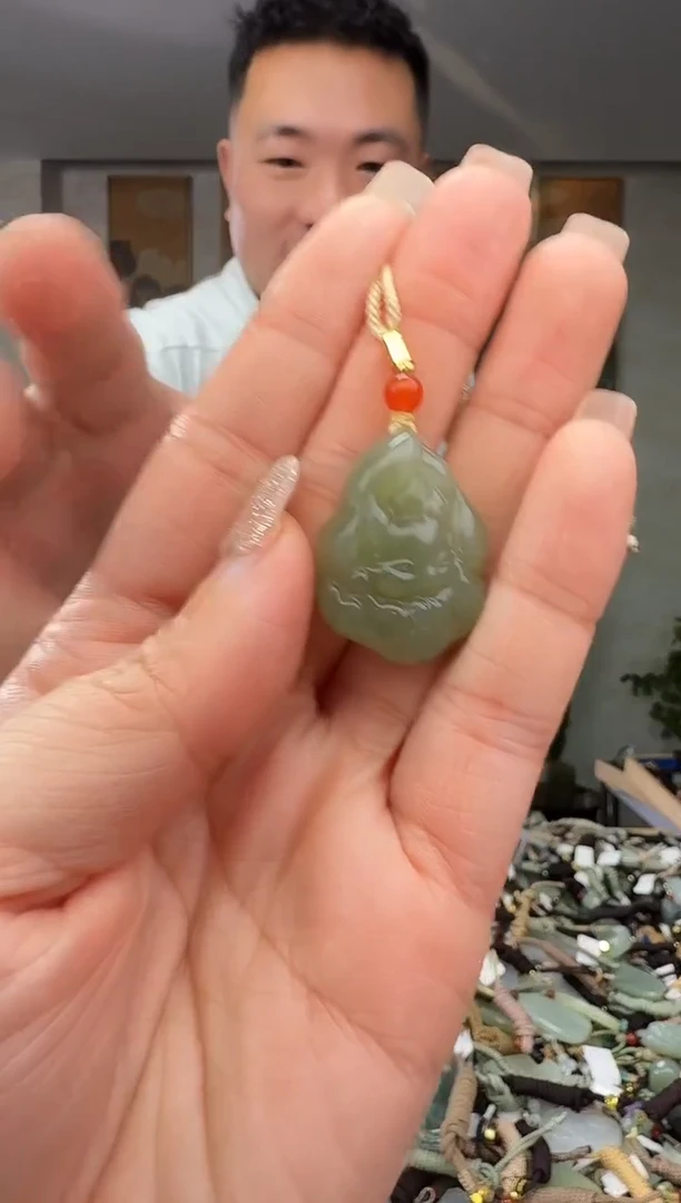 颈饰未镶嵌和田玉拍一发一多样性发货
