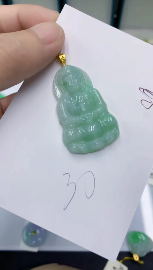 颈饰未镶嵌翡翠翡翠