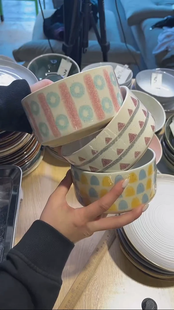 瓷38高温釉下彩陶瓷餐具