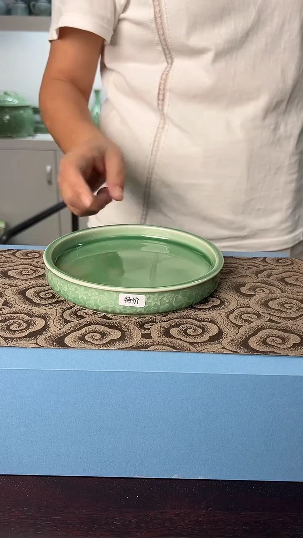 龙泉云间青瓷小米茶器