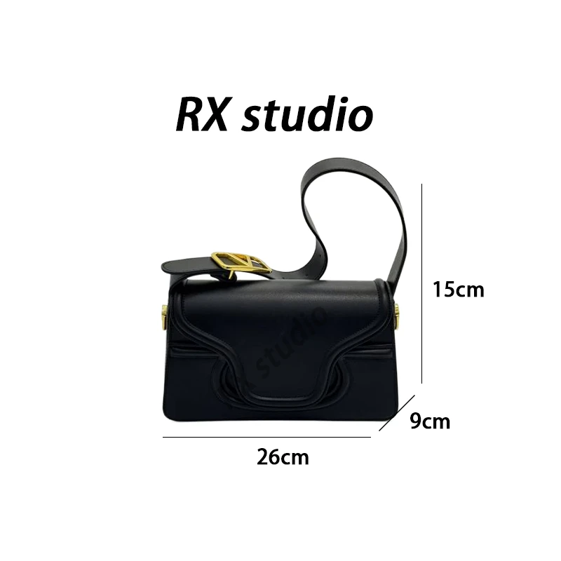 【南沙瑞熙】XKY-2005-黑色-轻奢小众设计感时尚百搭女士包