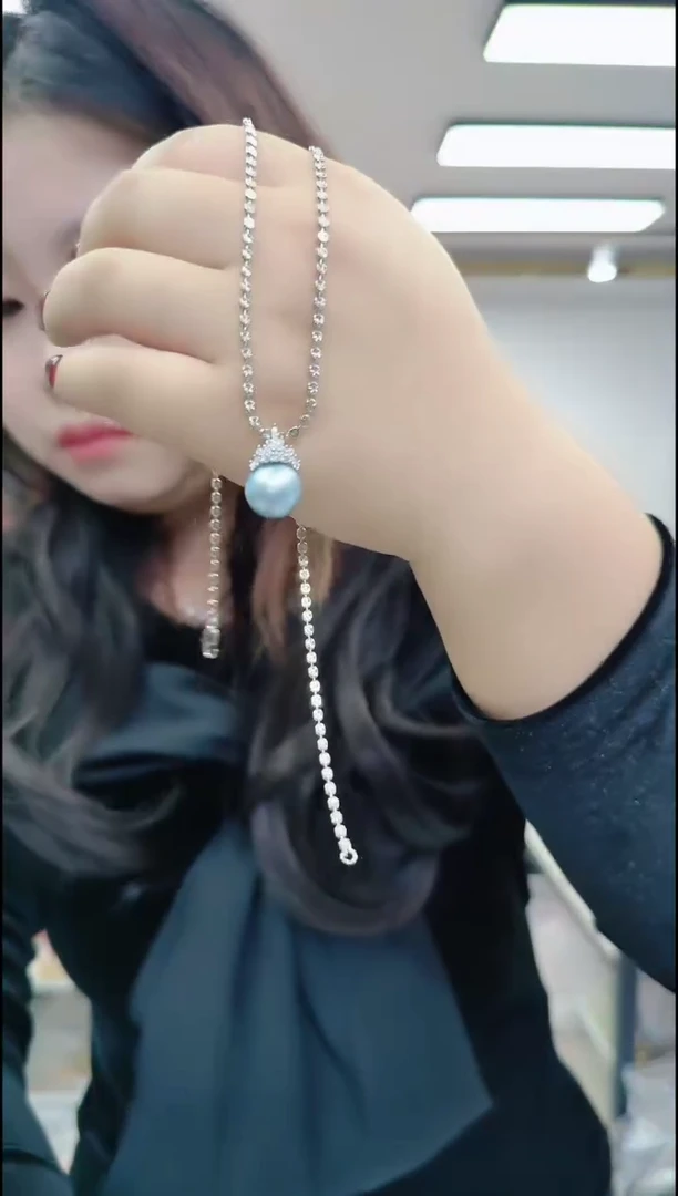 【闪购商品】贝壳手串/手链1840蓝雪吊坠