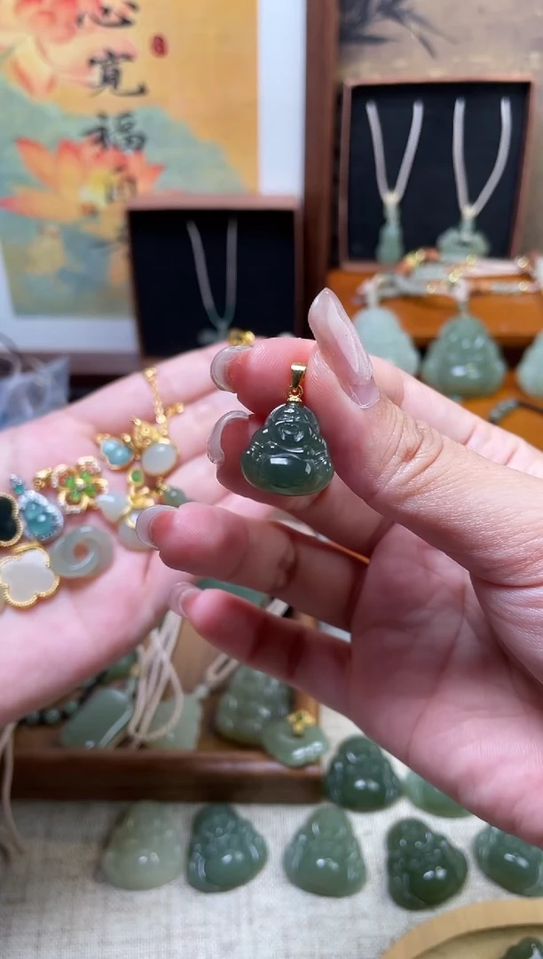 和田玉未镶嵌颈饰111