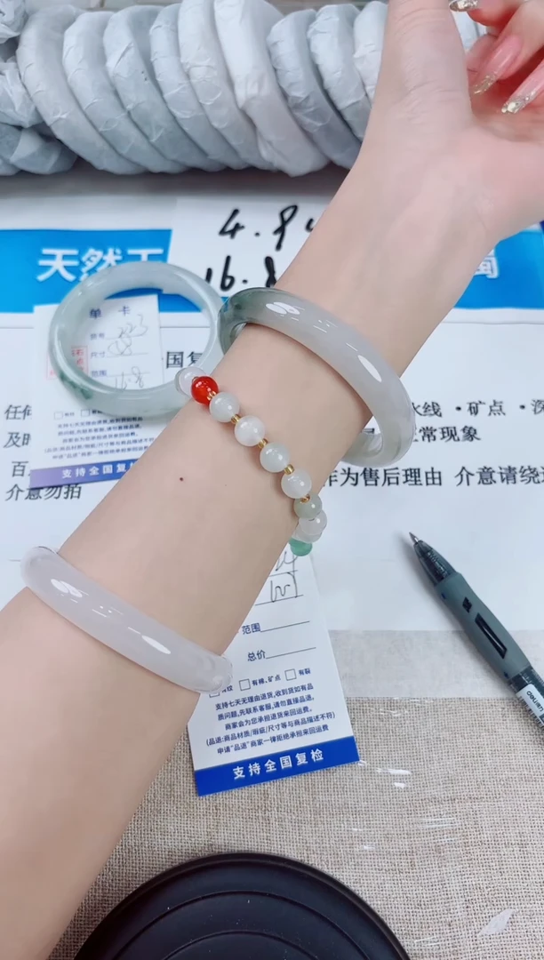 石英质玉手镯未镶嵌224-（60）