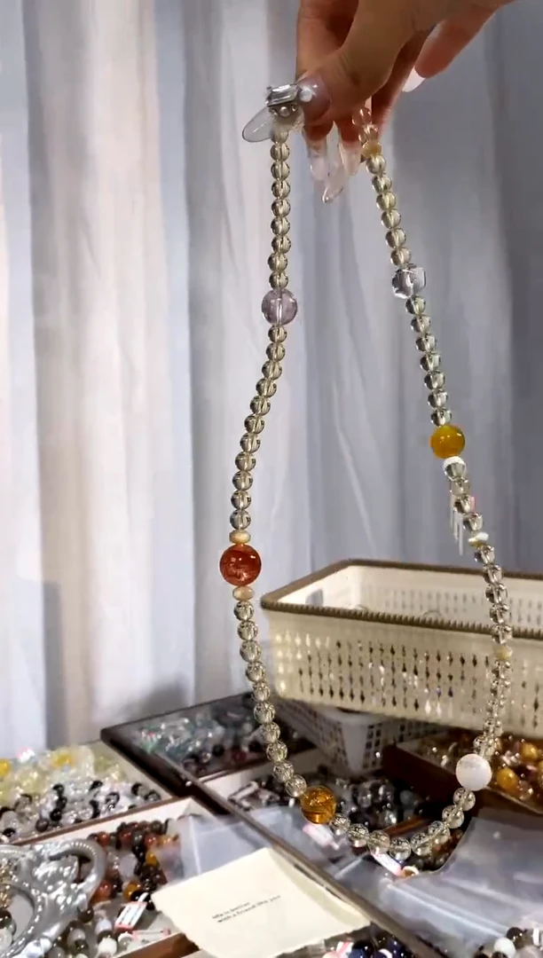 未镶嵌手串水晶黄水晶三圈手串