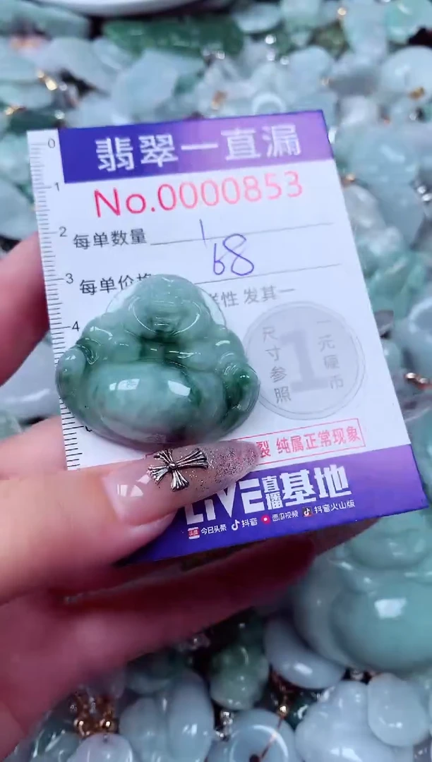 翡翠未镶嵌吊坠(不含链)853