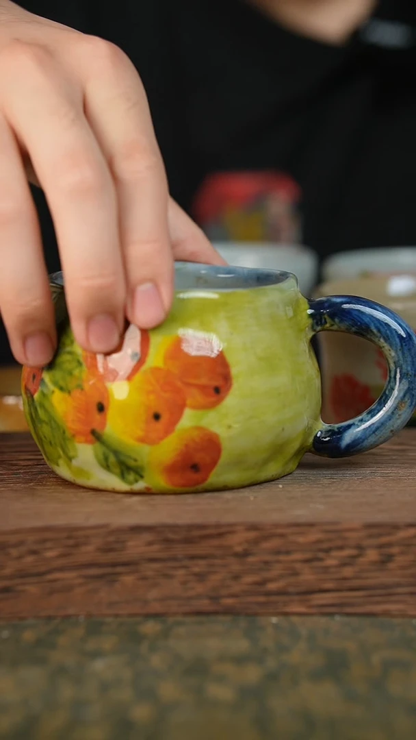 摆件泥垚手作 景德镇手工手绘器物