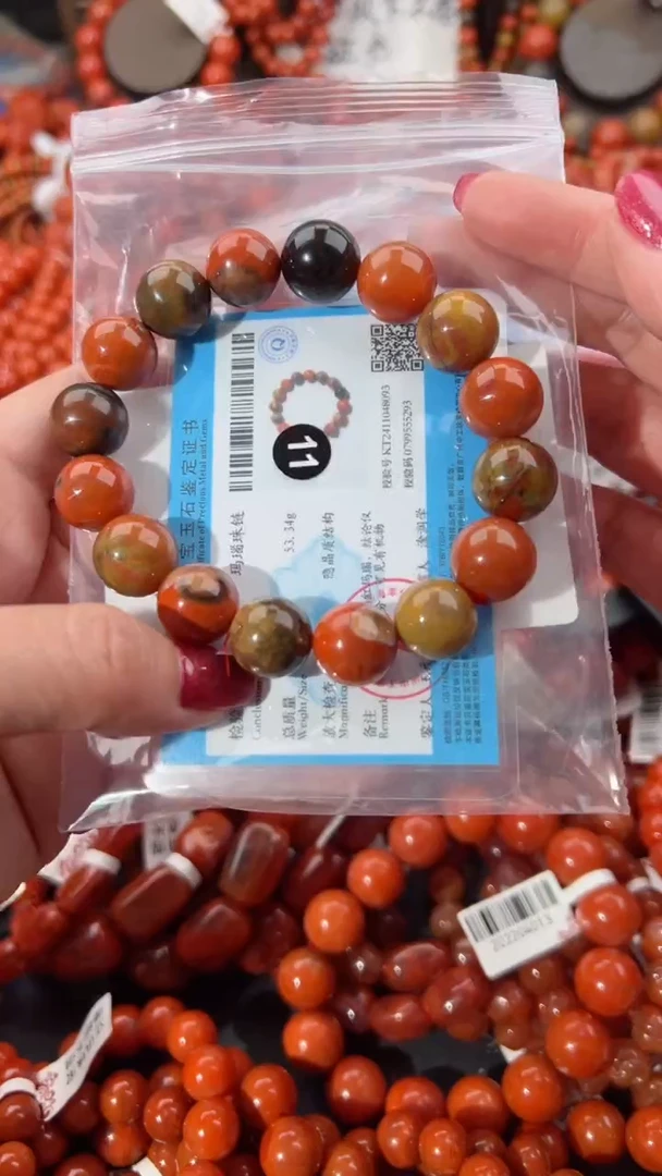 【闪购商品】南红玛瑙手串未镶嵌13+