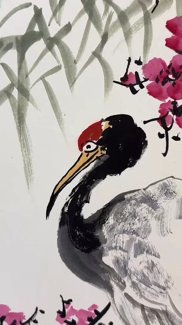 国画王炳杰手绘绘画作品6-1