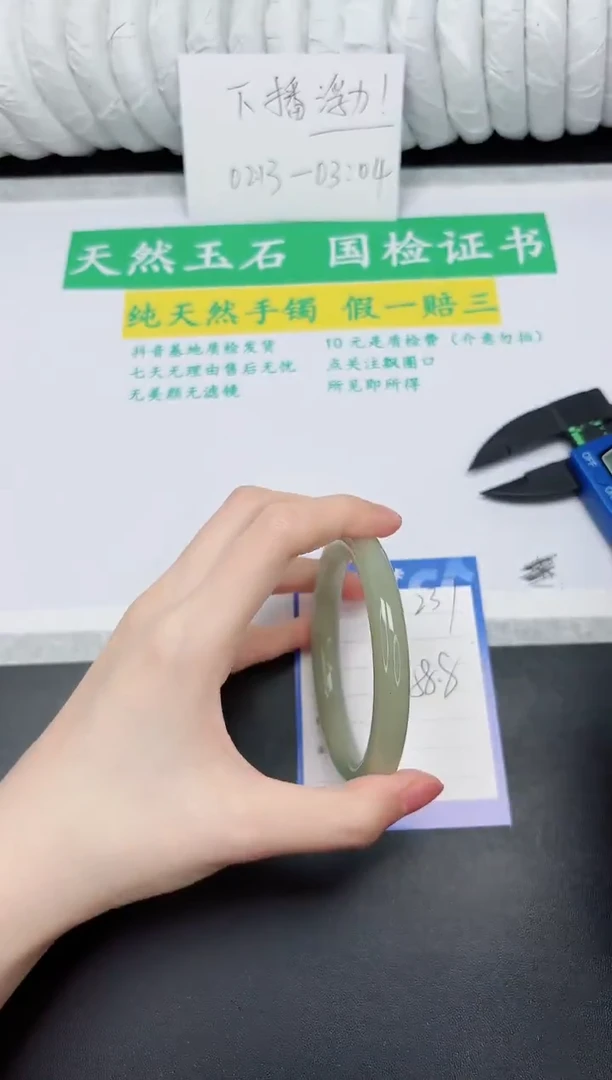 未镶嵌手镯石英质玉237-58.8DY