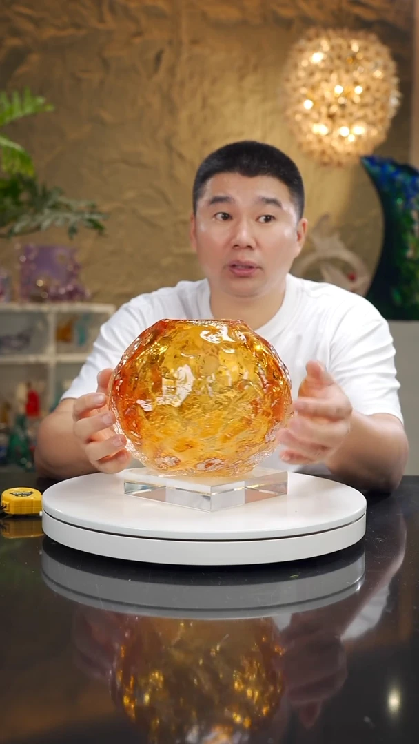 摆件福利琥珀树纹花瓶