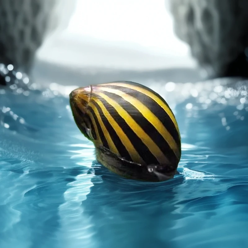 观赏鱼斑马鱼鱼缸净化清洁浴缸清洁工包损斑马螺可繁殖