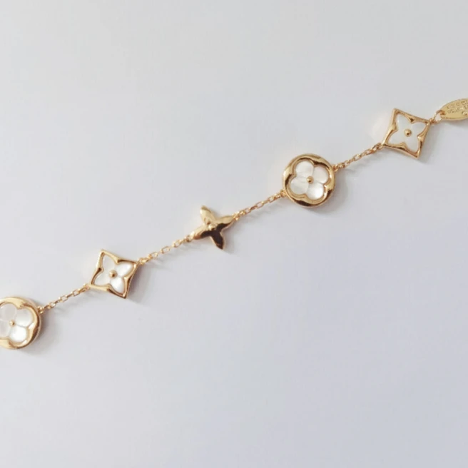 四叶草老花手链设计轻奢气质 8541