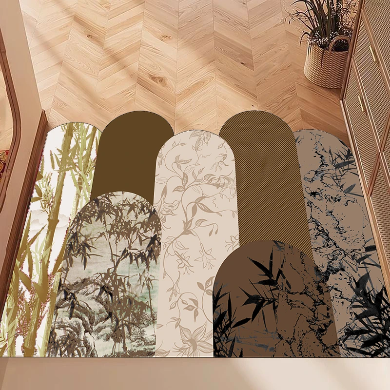 A200(90*120)全新硅藻泥吸水地垫家用进门入户防滑地垫入户门垫