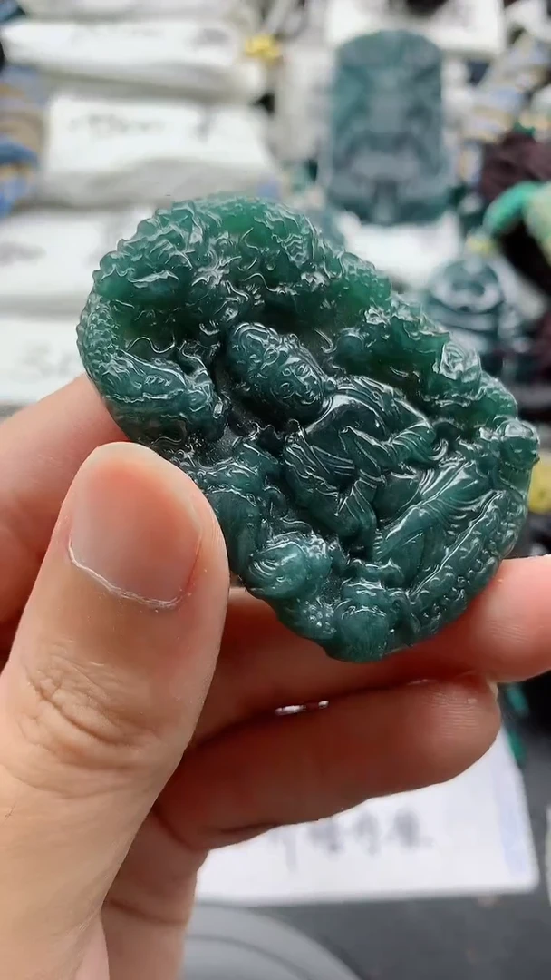 翡翠未镶嵌颈饰888