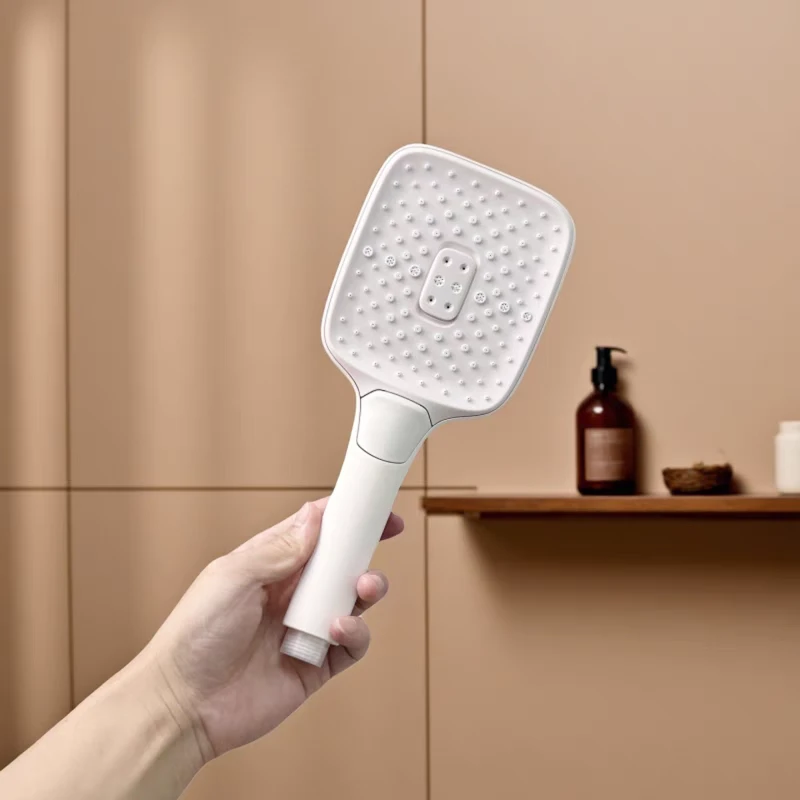 增压大面板三种模式淋浴花洒喷头卫浴加压莲蓬头高压