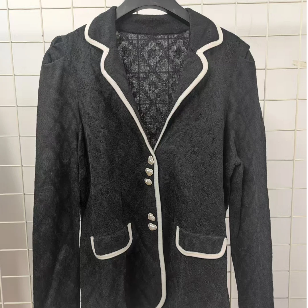 Velwin蔚雯气质简约时尚百搭通勤女士针织衫LGMM879X11