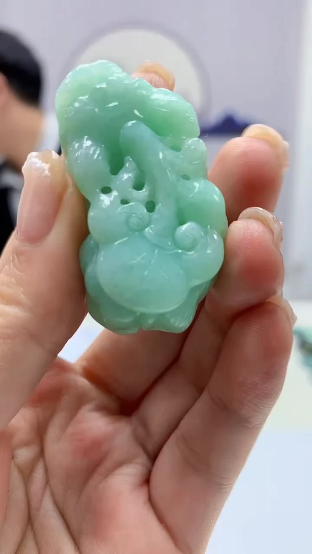 【闪购商品】定制翡翠未镶嵌5145ms-毛货86貔貅