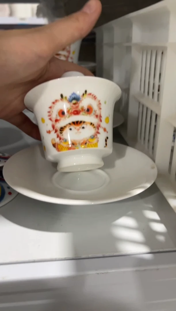 昨明景德镇陶瓷：盖碗