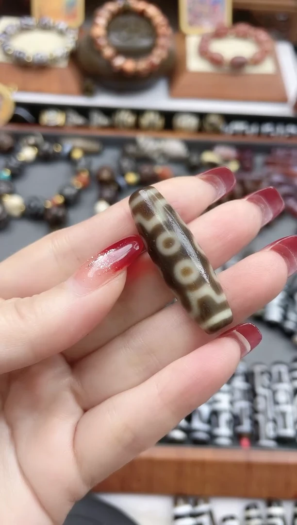 【闪购商品】玛瑙/玉髓珠珠未镶嵌天缘十眼