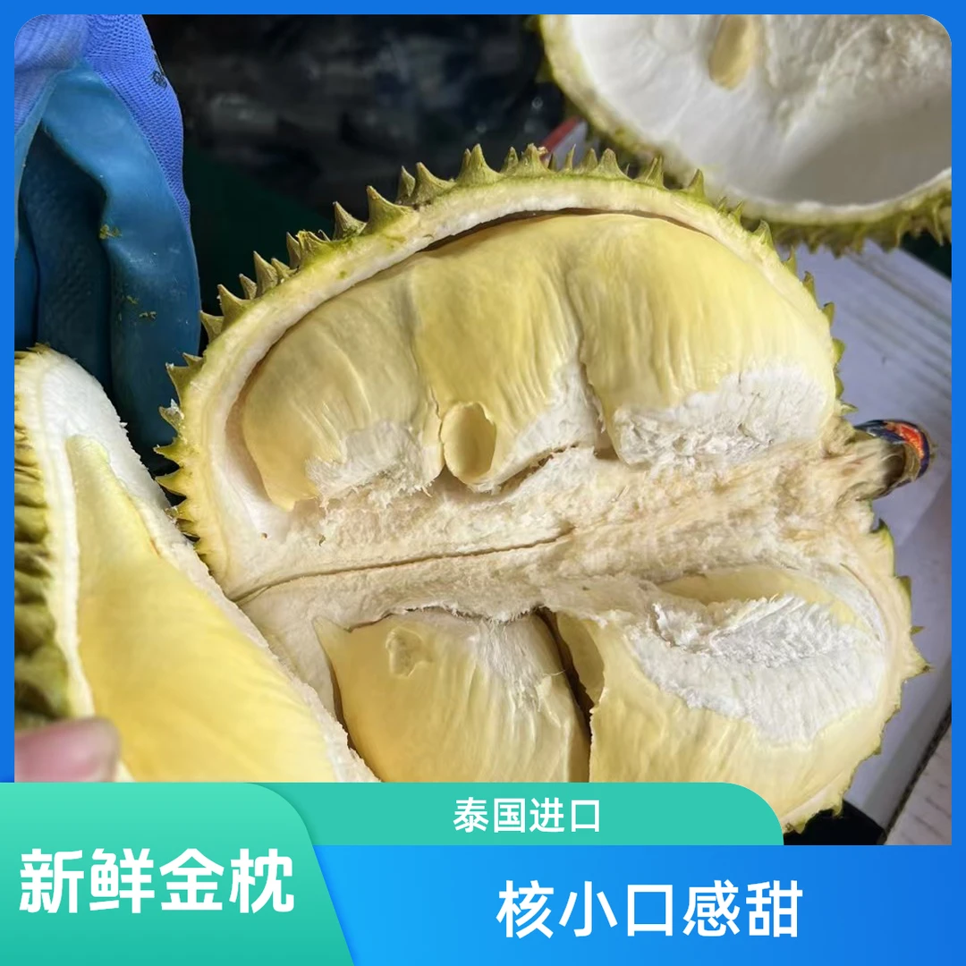 新鲜金枕榴莲整果26.8一斤核小金枕泰国