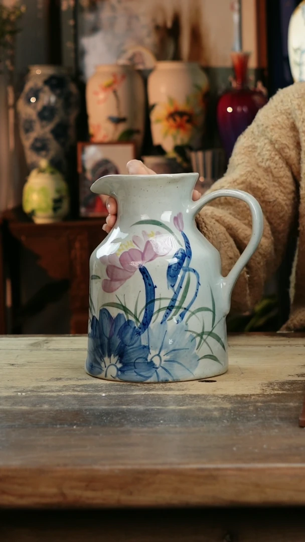 【闪购商品】瓷片景德镇纯手工釉下彩精品花瓶