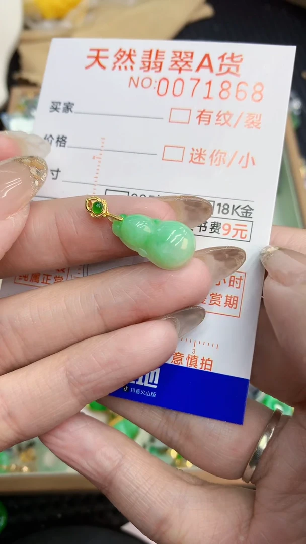 翡翠未镶嵌颈饰             8