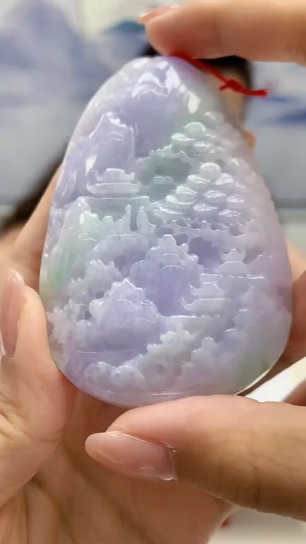 定制翡翠未镶嵌4989xx-毛货挂件49
