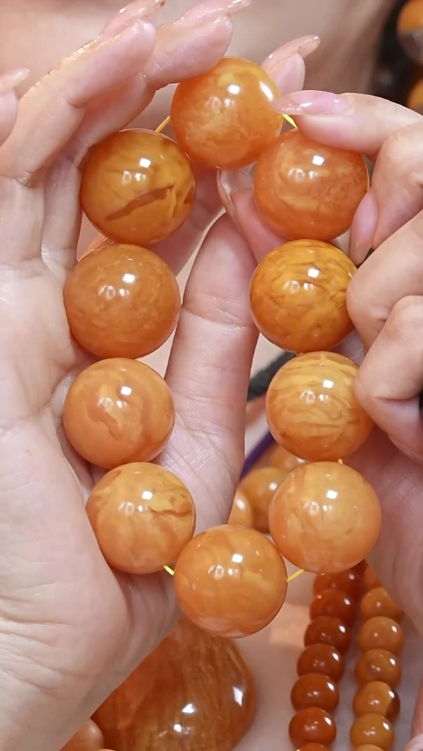 蜜蜡颈饰未镶嵌9784天然蜜蜡珠宝奇石云端妖孽全部保真