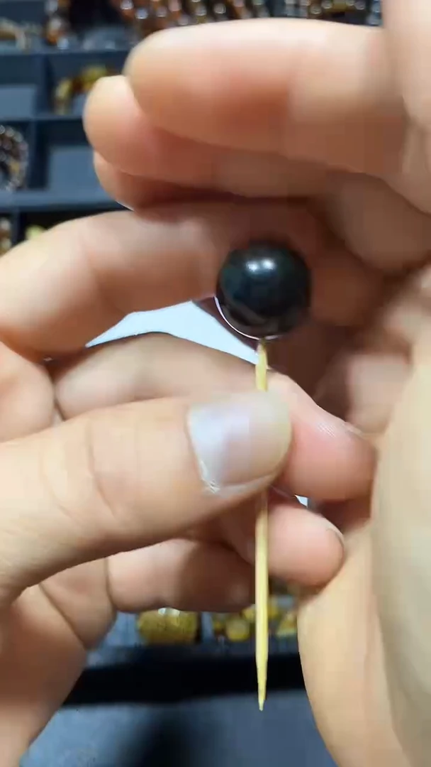 琥珀颈饰未镶嵌天然缅甸琥珀单珠