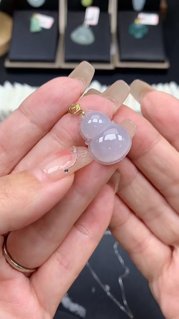 【闪购商品】翡翠吊坠(不含链)18K金镶嵌MS151374