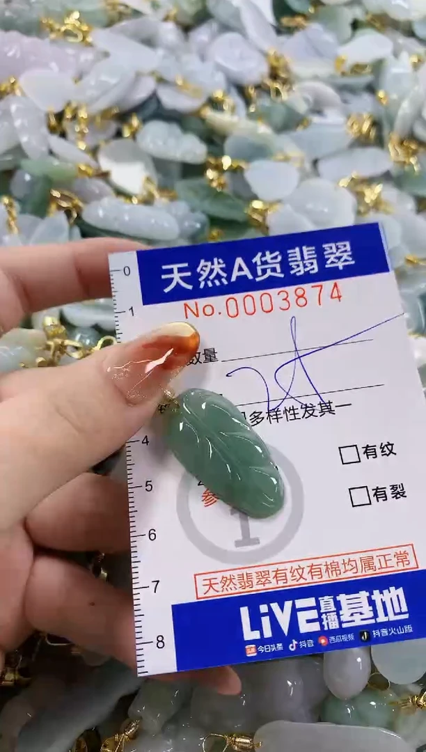 颈饰未镶嵌翡翠天然A货翡翠
