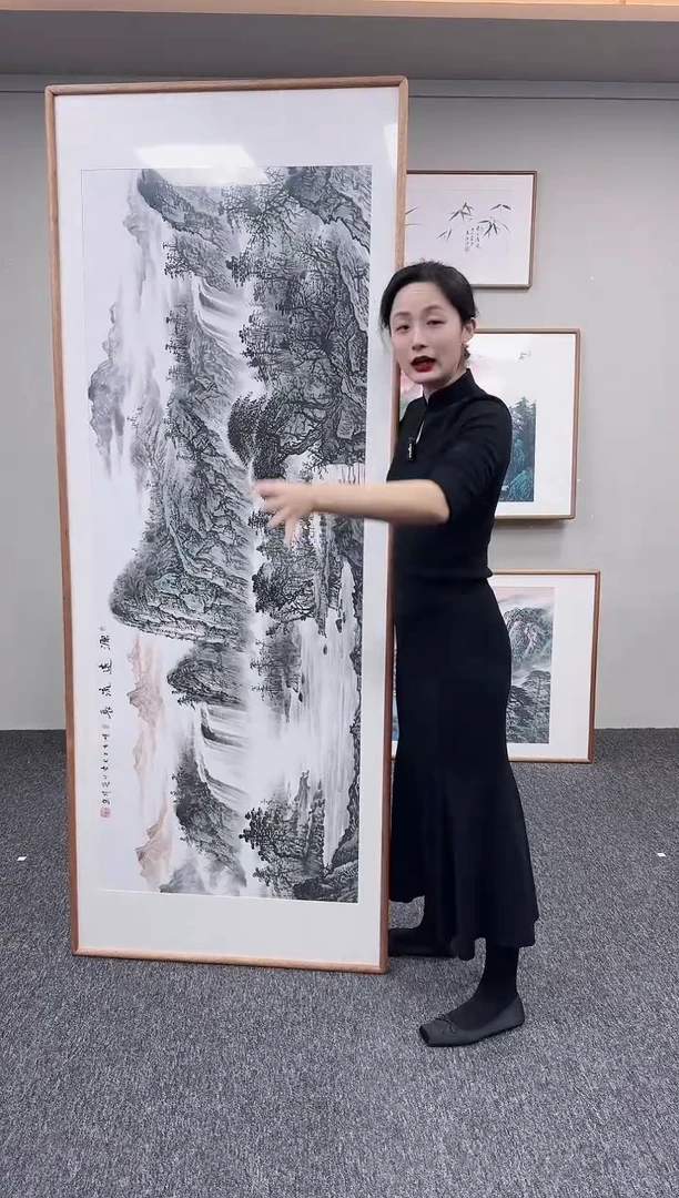 源远流长210*80手绘作品