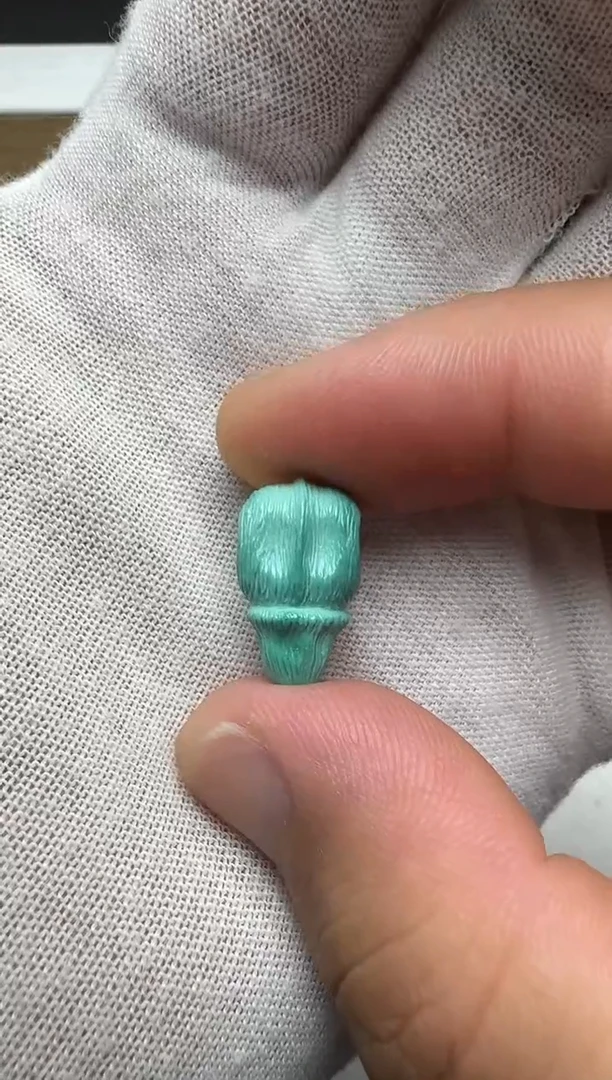 绿松石未镶嵌百香三通睿****友左右10.5厚9.7高18.5