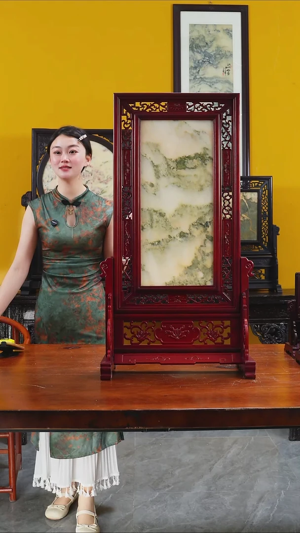 石材天然大理石画摆件