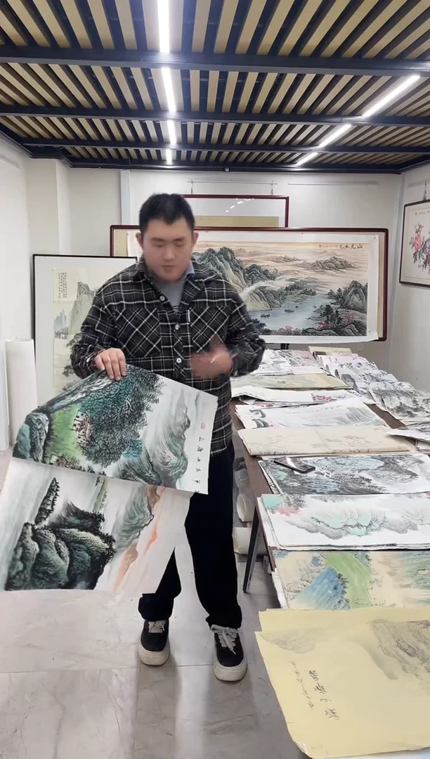 国画融易专属链接-李土庆青绿