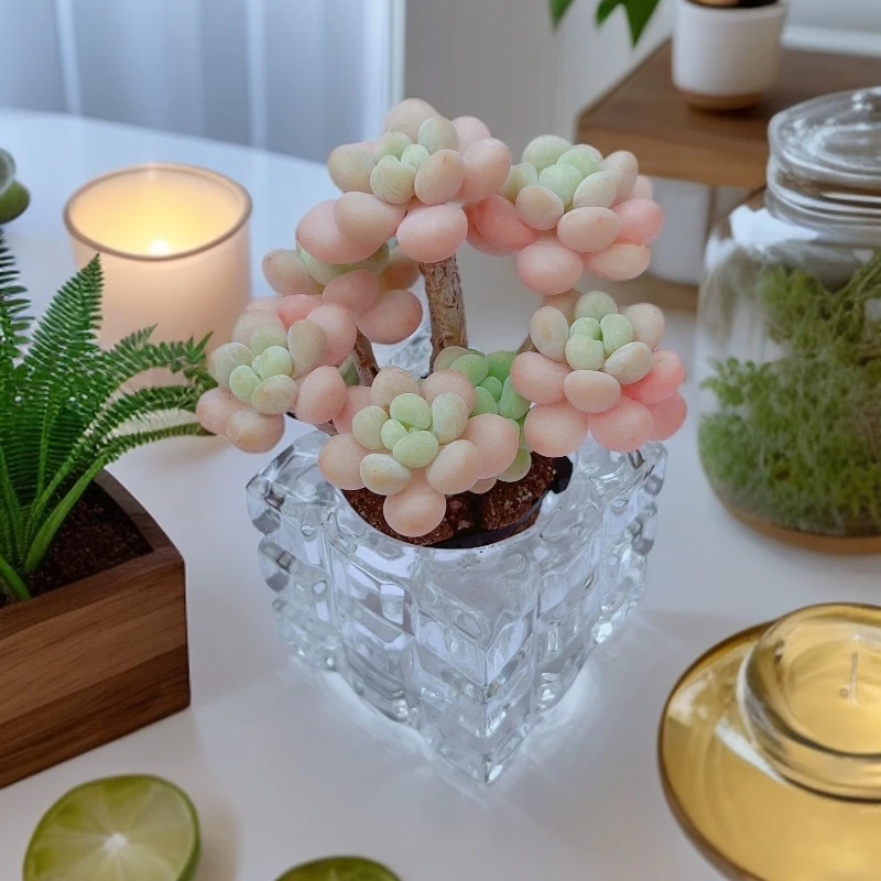 【无土多肉摆件】无土鱼子酱群精品多肉