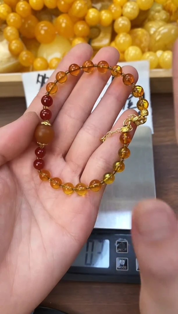 裸石琥珀未镶嵌天然琥珀蜜蜡
