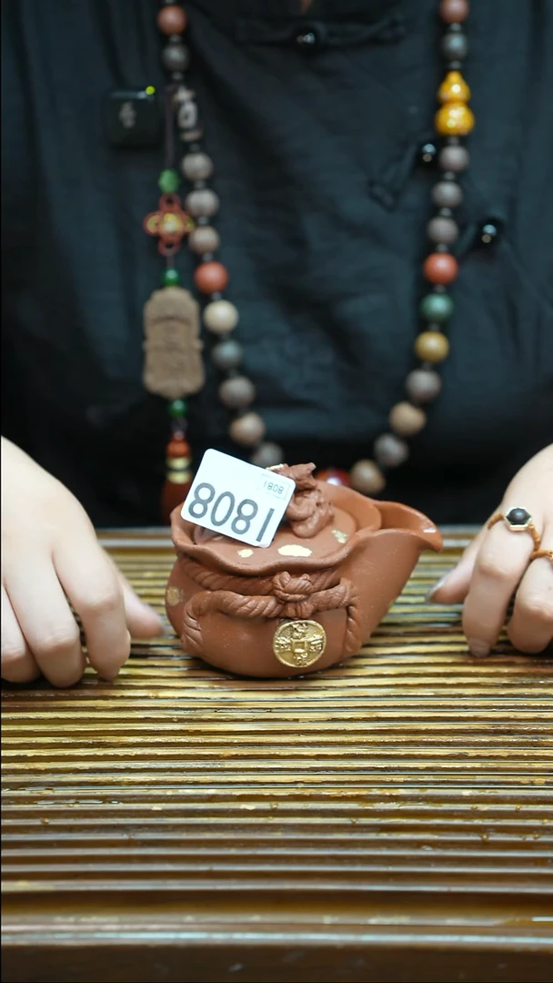 万古烧粗陶手工茶具