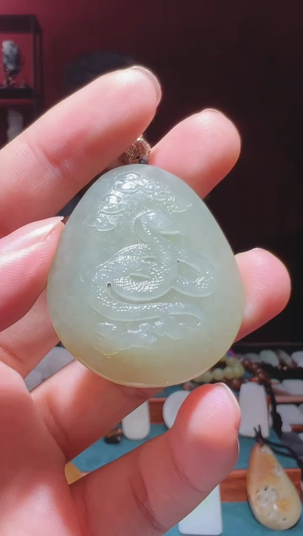 【闪购商品】和田玉吊坠(不含链)未镶嵌1