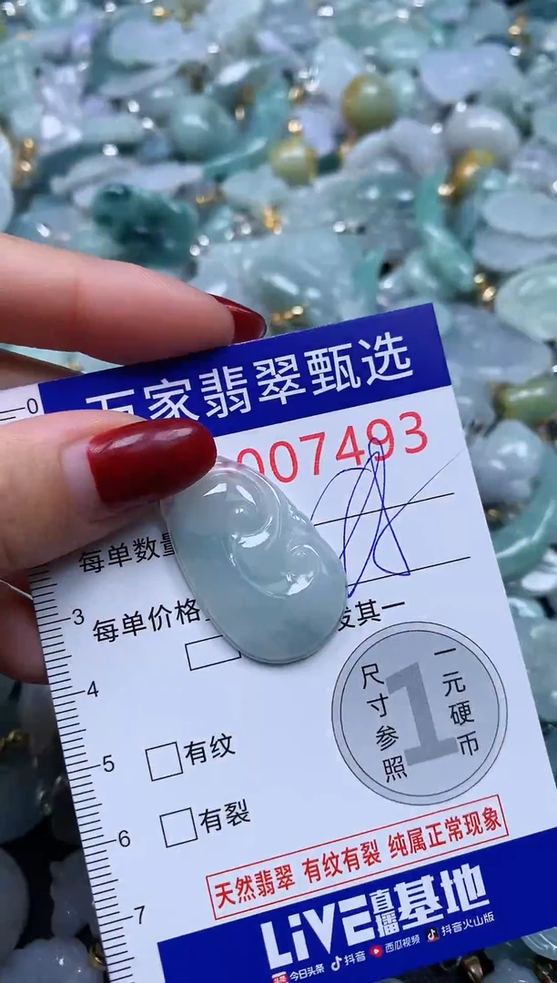 颈饰未镶嵌翡翠7493