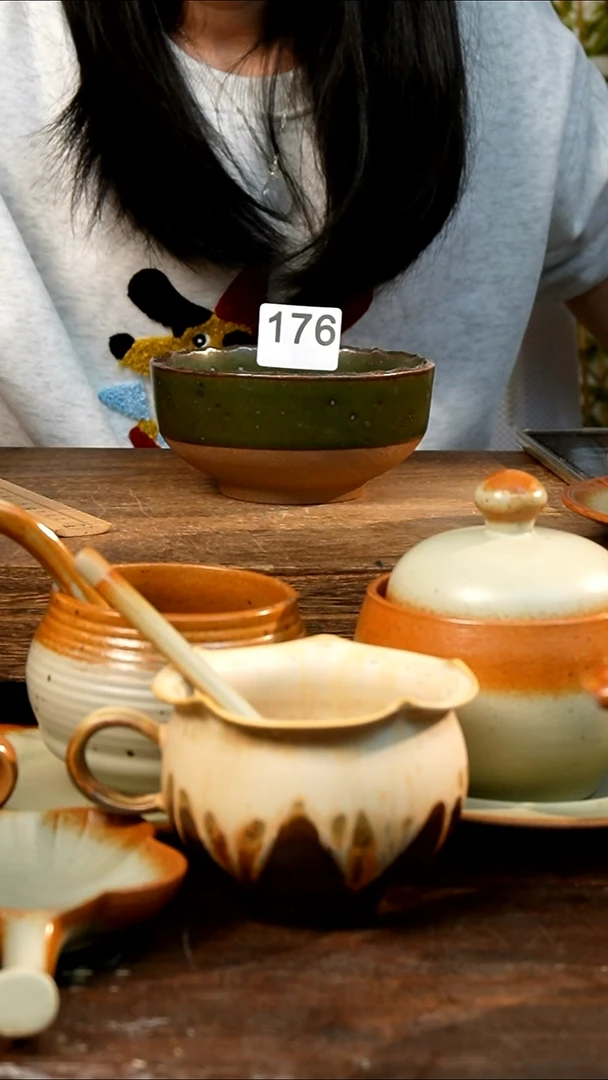 盘 高颜值粗陶餐具限时抢购