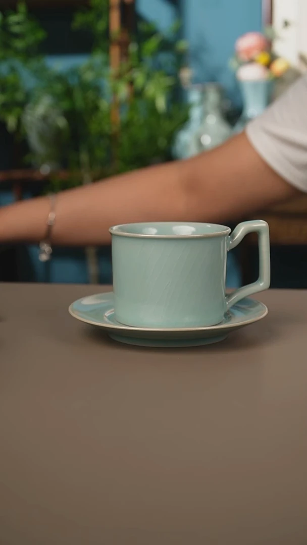 仿古咖啡杯套装