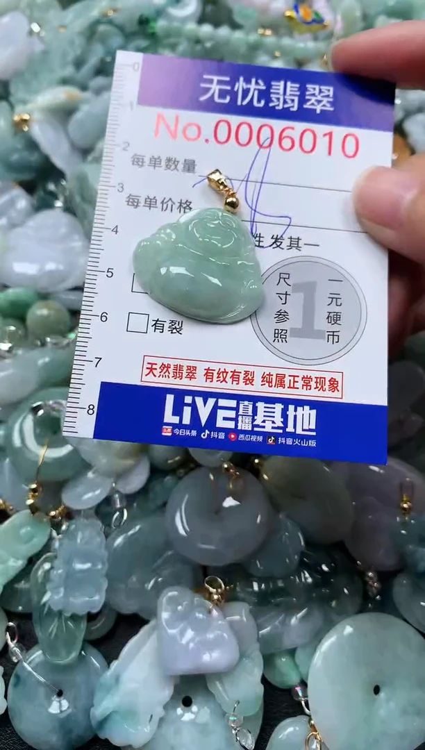 颈饰未镶嵌翡翠6010
