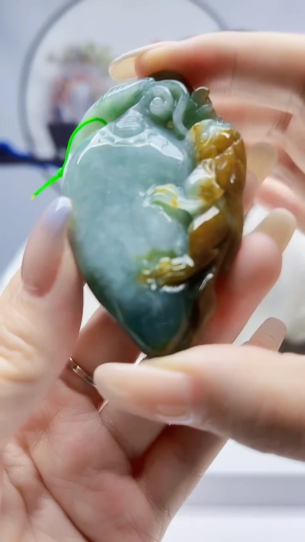 未镶嵌定制翡翠毛货-挂件22