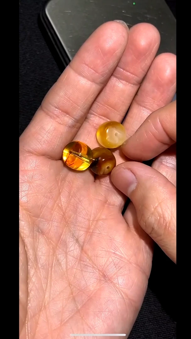 未镶嵌吊坠(不含链)蜜蜡pz603-28三粒一起发货