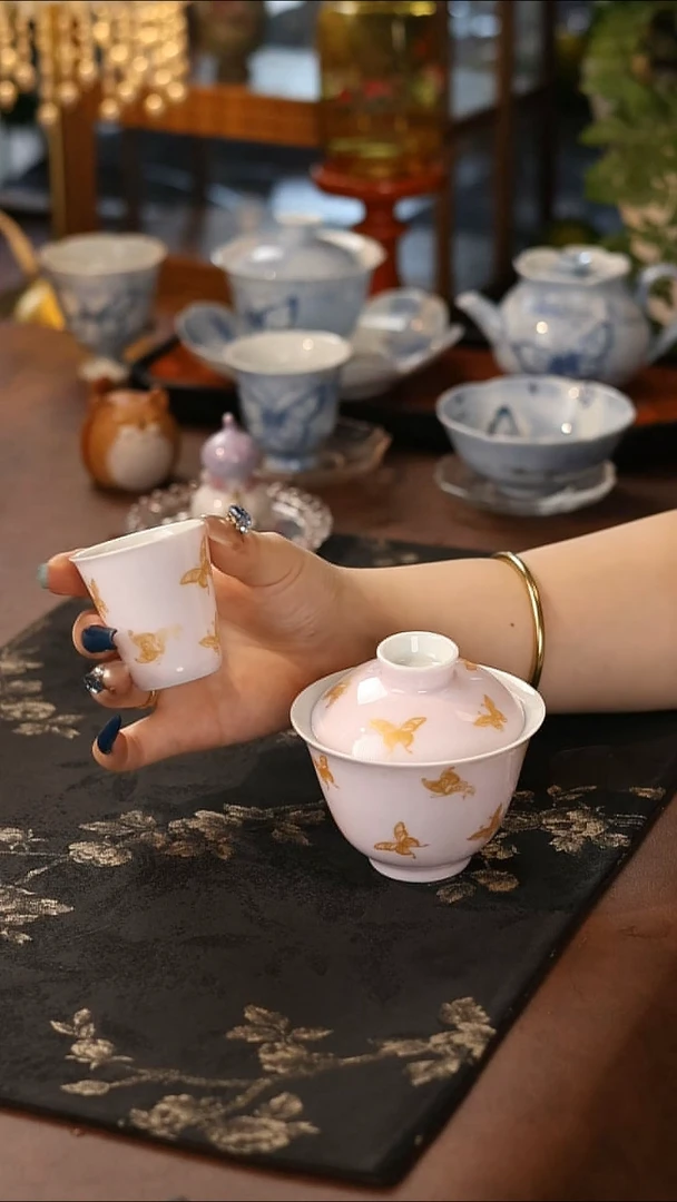 盖碗+茶杯 哈哈哈哈哈