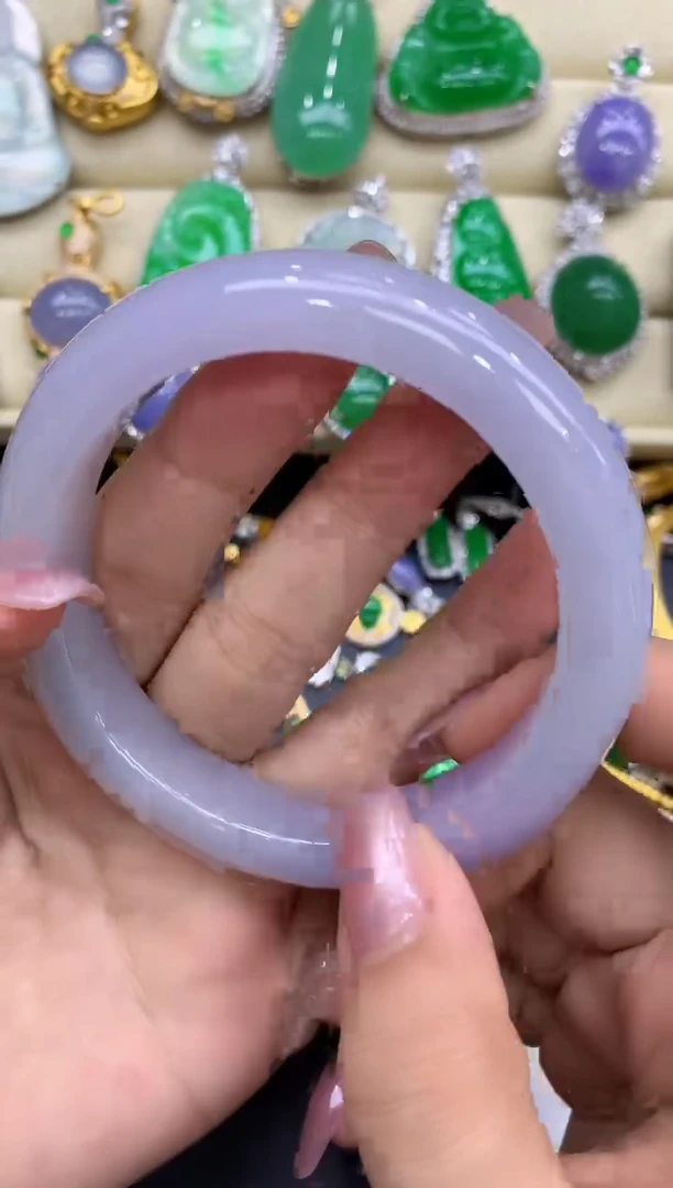 未镶嵌手镯翡翠438-中国好珍宝